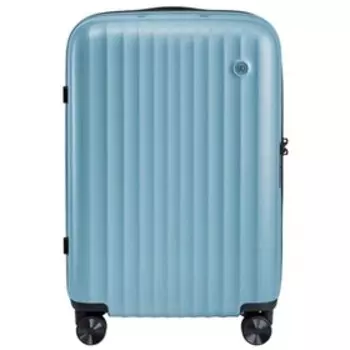 Чемодан Xiaomi Ninetygo Elbe (NELLU24BLU), 24", 65 л, кодовый замок, синий