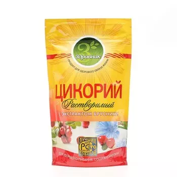 Цикорий «Здравник» с экстрактом брусники, 85 г
