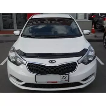 Дефлектор капота темный KIA CERATO 2013-2016, NLD.SKICER1312