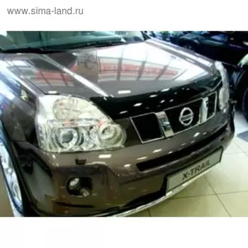 Дефлектор капота темный NISSAN X-TRAIL 2007-2014