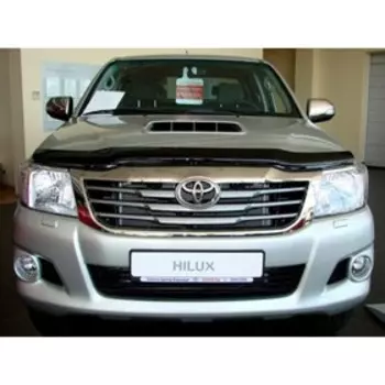 Дефлектор капота темный TOYOTA HILUX 2011-2015