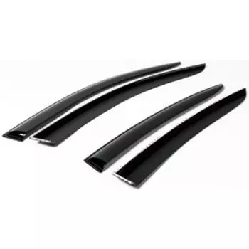 Дефлекторы окон, AutoFlex, Hyundai Sonata 2017-2019, акрил, 4 шт., 823308