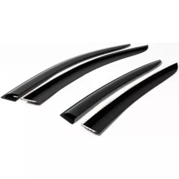 Дефлекторы окон, AutoFlex, Toyota Fortuner 2017-н.в., акрил, 4 шт., 857304