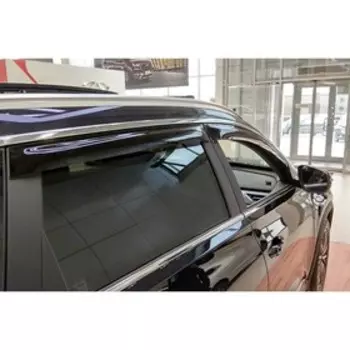 Дефлекторы окон Chery Tiggo 8, 2021-, темный