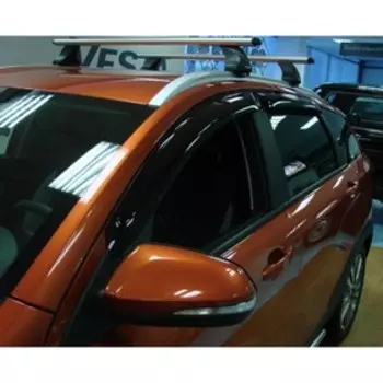 Дефлекторы окон LADA Vesta, 2017-, WG, темный