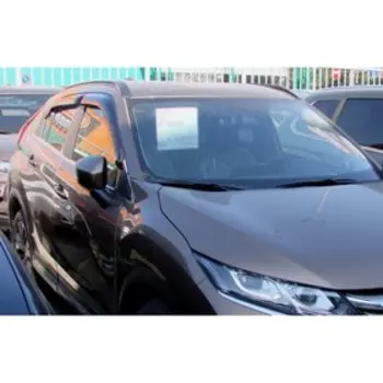 Дефлекторы окон Mitsubishi Eclipse Cross, 2017-, темный