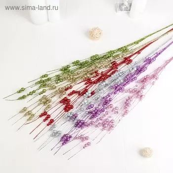 Декор блеск «Три шарика», h=130 см, МИКС
