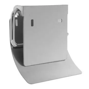 Держатель для туалетной бумаги Accoona А203, с крышкой, хром