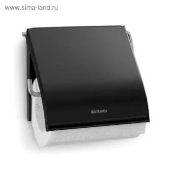 Держатель для туалетной бумаги Brabantia ReNew, цвет чёрный матовый