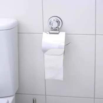 Держатель для туалетной бумаги на вакуумной присоске Accoona A11405, хром
