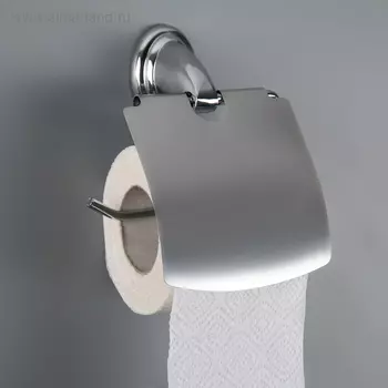 Держатель для туалетной бумаги Stlz «Шарм», с крышкой, хромированный