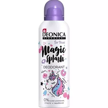 Дезодорант-спрей для детей Deonica Magic Splas, 125 мл