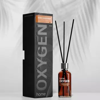 Диффузор ароматический OXYGEN HOME "Warm sandalwood", 50 мл, теплый сандал