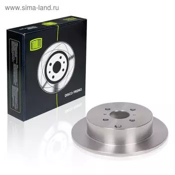 Диск тормозной задний TRIALLI для Toyota Corolla (00-)/Lifan Solano (10-), DF 190222