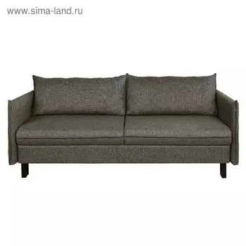 Диван "Матис" с подлокотниками, ткань рогожка Dark Gold С/М 1300х1950