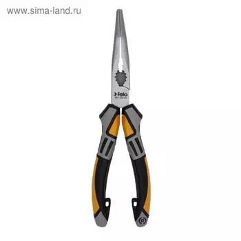 Длинногубцы угловые с резцом Felo 59222040, 205 мм