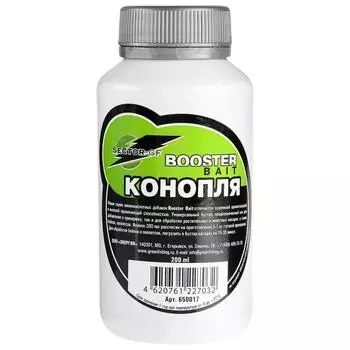 Добавка Greenfishing BUSTER BAIT, конопля, 200 мл