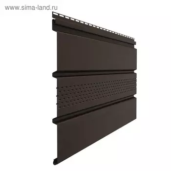Софит с центральной перфорацией DCKE STANDARD, 3053000 мм, цвет шоколад