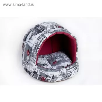 Домик эстрада "Люкс" №2, 43 х 38 х 37 см, микс цветов