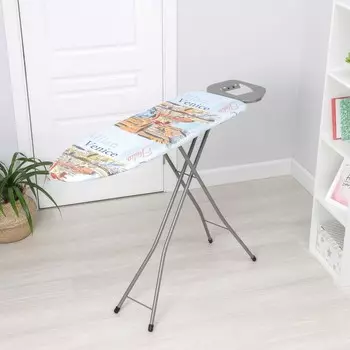 Доска гладильная SMARTY Breeze, перфорированный металл, 110×33 см