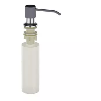 Дозатор для моющих средств Ulgran Quartz UQ-01, цвет 05 бетон