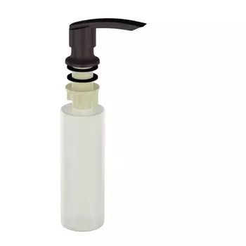 Дозатор для моющих средств Ulgran Quartz UQ-02, цвет 06 трюфель