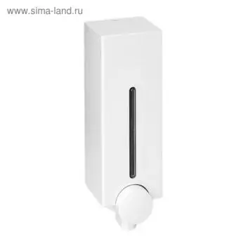 Дозатор для мыла Slim, 450 мл, односекционный, цвет белый