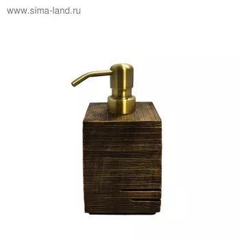 Дозатор для жидкого мыла Brick Antik, бронзовый