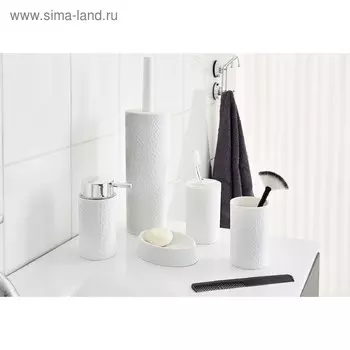 Дозатор для жидкого мыла Crimp, цвет белый