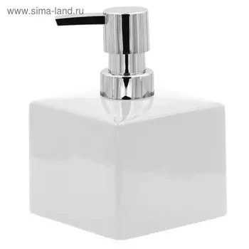 Дозатор для жидкого мыла Cube, цвет белый