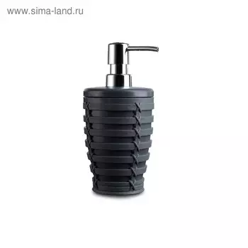 Дозатор для жидкого мыла Palm, пластик, цвет серый