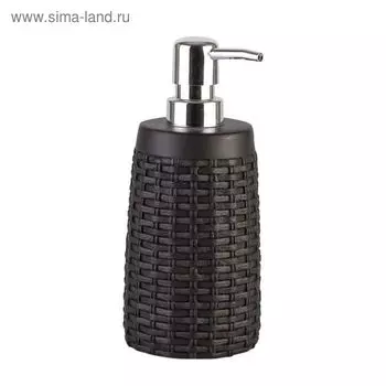 Дозатор для жидкого мыла Rattan, цвет коричневый