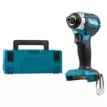 Дрель-шуруповерт Makita DTD153ZJ, ударная, 18 В, 3400 об/мин, 170 Нм, кейс, БЕЗ АКБ/ЗУ