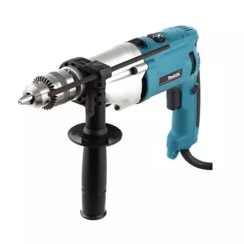 Дрель ударная Makita HP2070, 1010 Вт, ЗВП 13 мм, 1200/2900 об/мин, мет. редуктор, кейс