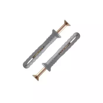 Дюбель-гвоздь Steelrex, распорный, полипропиленовый, потайная манжета, 8х160 мм, 50 шт