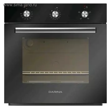 Духовой шкаф Darina 1U BDE 111 701 At, электрический, 50 л, класс А, чёрный