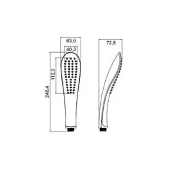 Душевая лейка IDDIS, 020, 0201F00I18