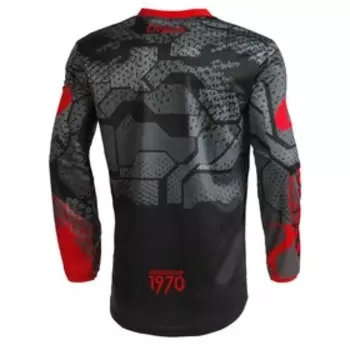 Джерси O'NEAL Element Camo V.22, мужской, черный/красный, L