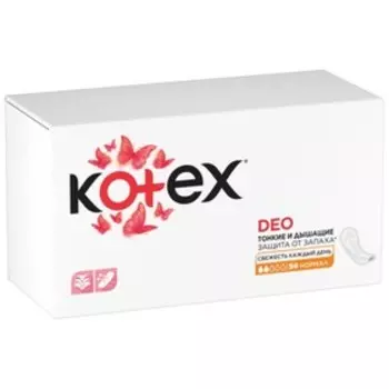 Ежедневные прокладки Kotex Нормал Део 56 шт.