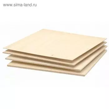 Фанера ФК 10 мм, 15251525 мм, сорт 4/4