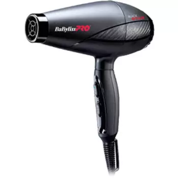 Фен BaByliss BAB6200E Black Star, 2000 Вт, 3 температурных режима, 2 скорости, чёрный