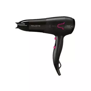 Фен Rowenta CV5623F0, 2200 Вт, 2 скорости, 3 температурных режима, диффузор, чёрный
