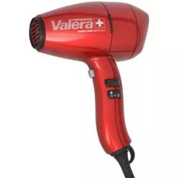 Фен Valera Swiss Nano 9200Y RC, 2000 Вт, 2 насадки, 3 темп. режима, 2 скорости, красный