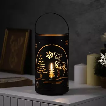 Фигура световая «Лесная поляна», 12.321 см, 1 LED. батарейки АААх3 (не в компл.), свечение тёплое белое