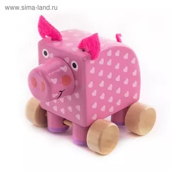 Фигурка деревянная «Поросенок Хрю»
