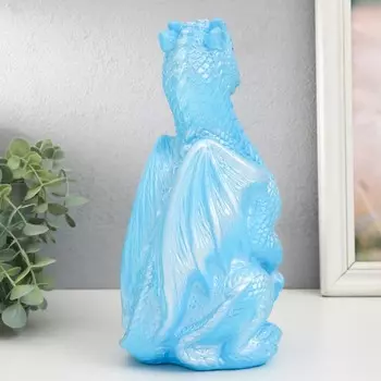 Фигурка гипс «Дракон», 25.51213 см, голубой