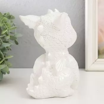 Фигурка "Дракоша" 17,5х11,5х12,5 см, белый
