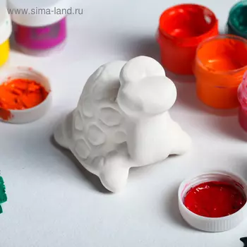 Фигурка-раскраска "Черепашка", под роспись, 8.5 см