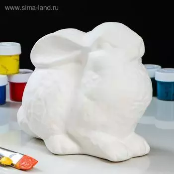 Фигурка-раскраска "Заяц", под роспись, 13,5 см