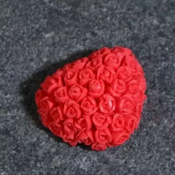 Фигурное мыло «Сердце в розах» 30 г